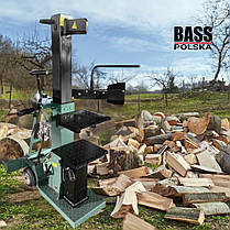 Гідравлічний дровокол 15 т Bass Polska 4767, Мобільна дровокольна машина, Дровокол для дачі, фото 4