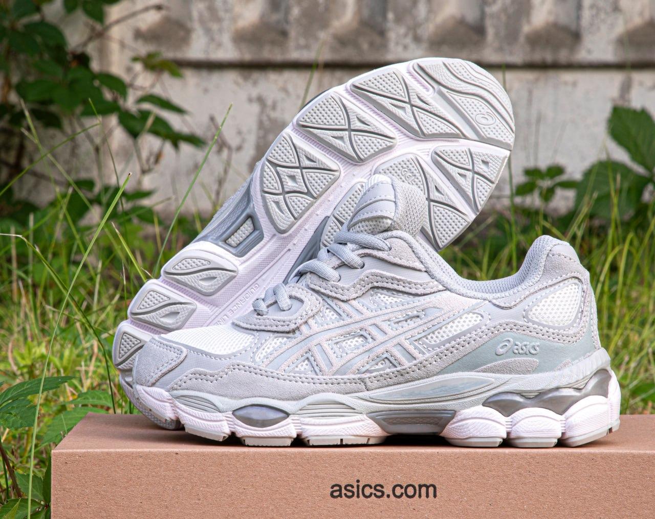 Жіночі сірі Кросівки Asics GEL-NYC, фото 1
