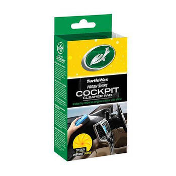 Губка для очищення панелі приладів Turtle Wax Cockpit Cleaner Pad Цитрус 1 шт