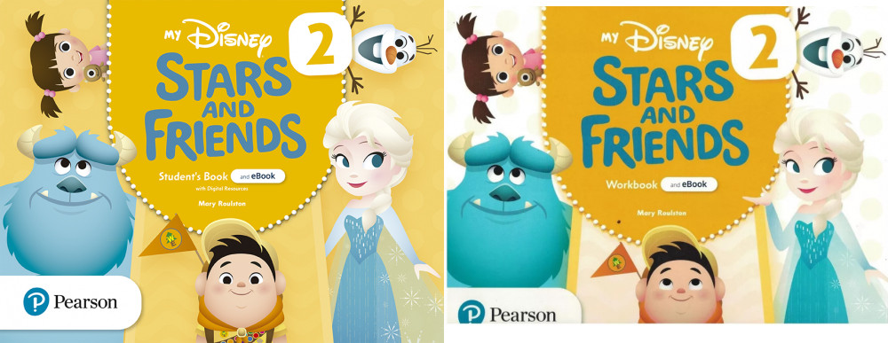 Комплект My Disney Stars and Friends 2 Student's Book + Workbook (оригінал), фото 1