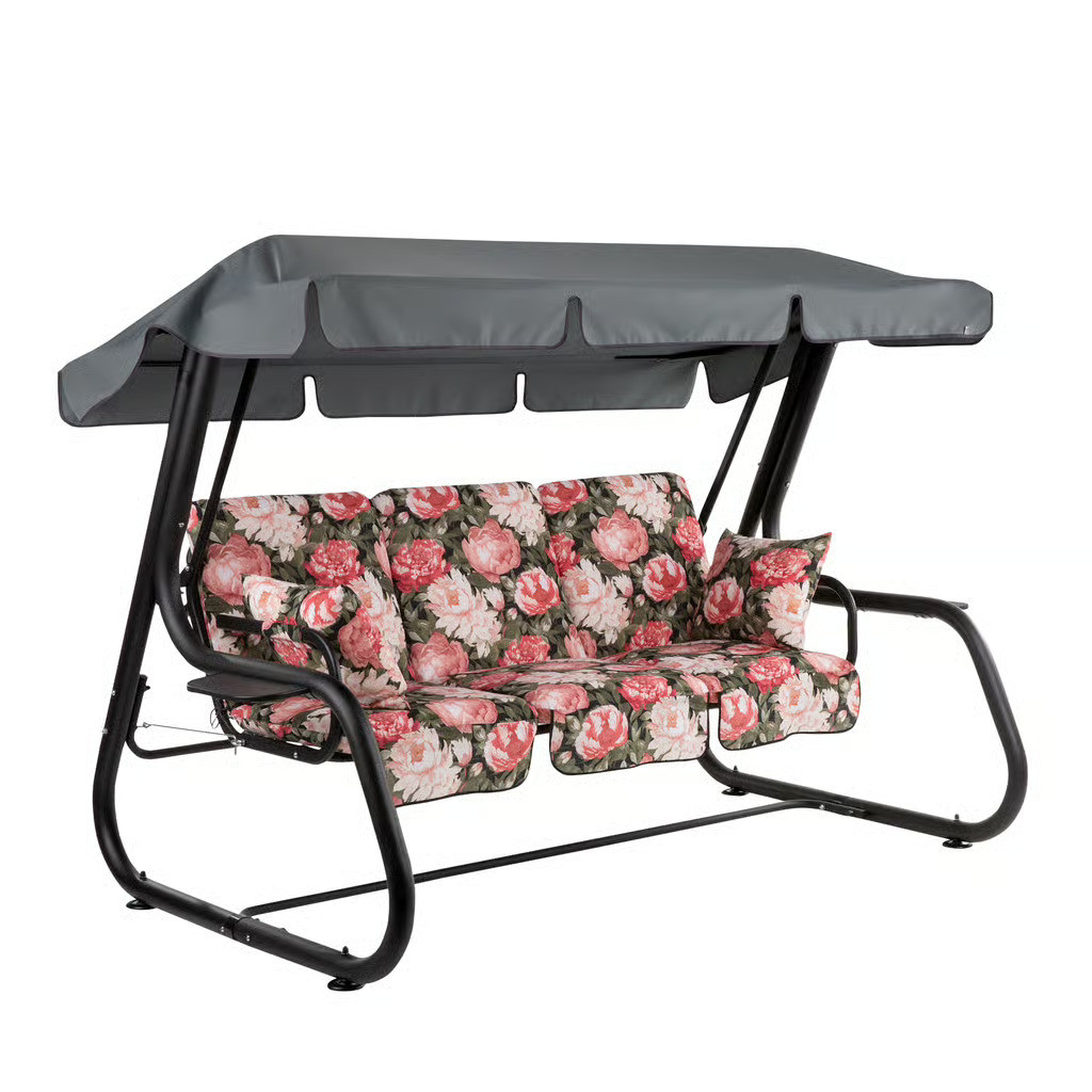 Металевий гойдалка Rimini для саду 4 місна, фото 1