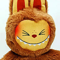 М'яка іграшка Лабубу Labubu 32 см - коричневий зайчик-монстрик із серії The Monsters, арт. 00422-81/3, фото 3