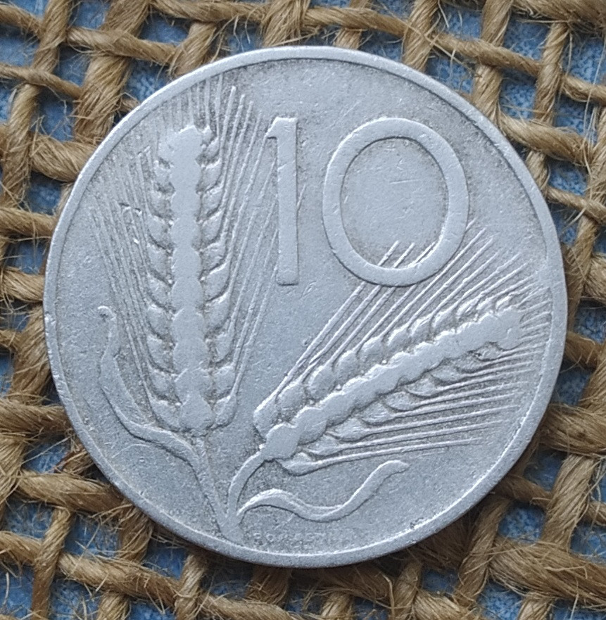 10 лiр 1951 року. Iталiя, фото 1