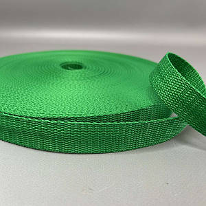 Стропа сумочна-ремінна, 2,5 см середня жорсткість - зелений