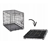 Вольєри та клітки для собак цуценят Клітка для перенесення собаки Металева переноска для тварин (47х31х38см), фото 6