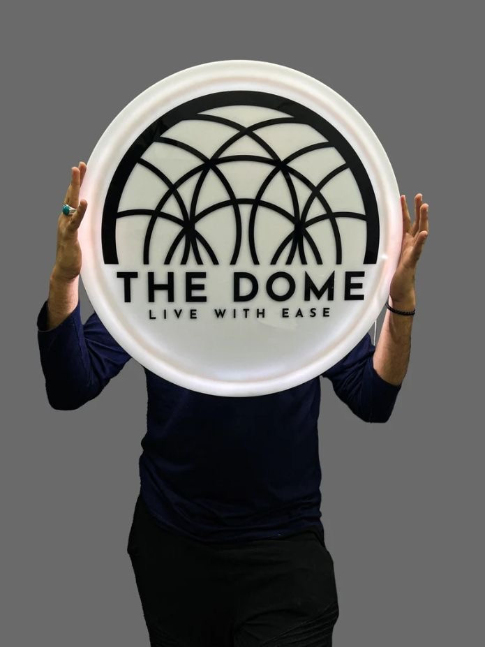 Арт-вивіска настінна з підсвічуванням і без Декоративна вивіска будь-якої форми і розміру для інтер'єру під замовлення, фото 1