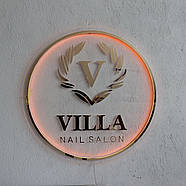 Арт-вивіска настінна з підсвічуванням і без Декоративна вивіска будь-якої форми і розміру для інтер'єру під замовлення, фото 7