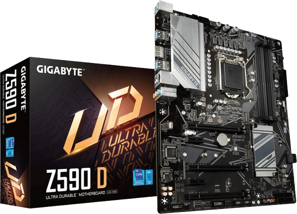 Материнська плата Gigabyte Z590 D LGA 1200 (Z590 D) Б/В