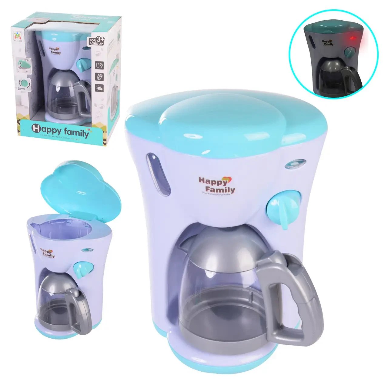 Кавоварка дитяча іграшкова "Happy Family" (світло, звук) LS820Q51, фото 1