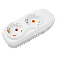 Колодка NILSON 2-місна з заземленням (42130100)