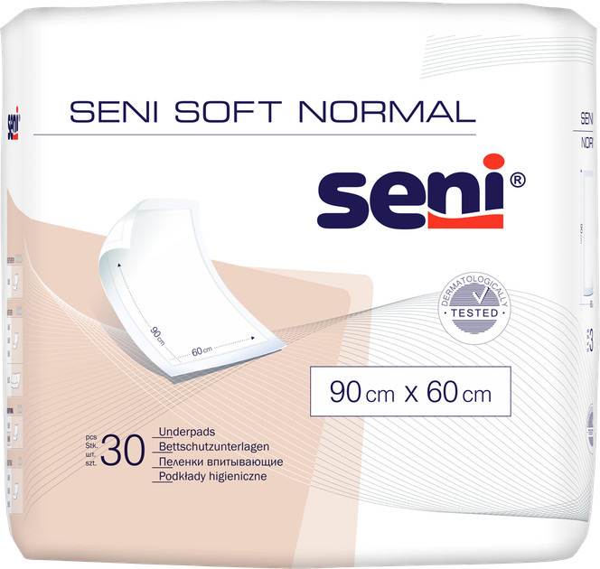 Гігієнічні пелюшки SENI SOFT NORMAL 90x60 см 30 шт.
