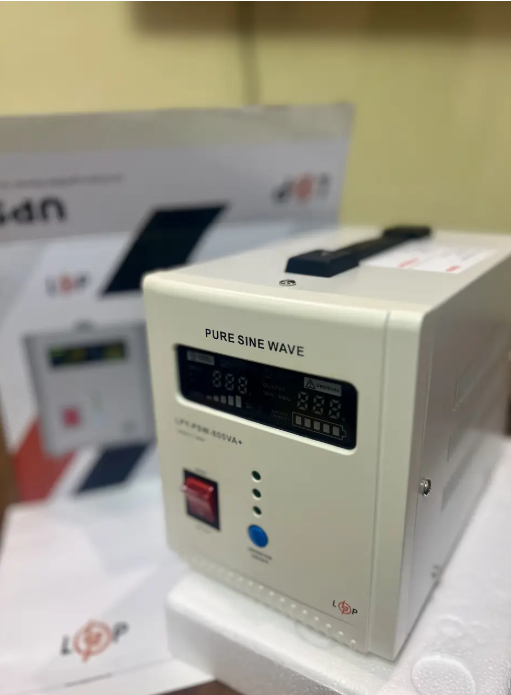 ДБЖ з правильною синусоїдою 12V LPY-PSW-500VA+ (350Вт) 5A/10A, фото 1