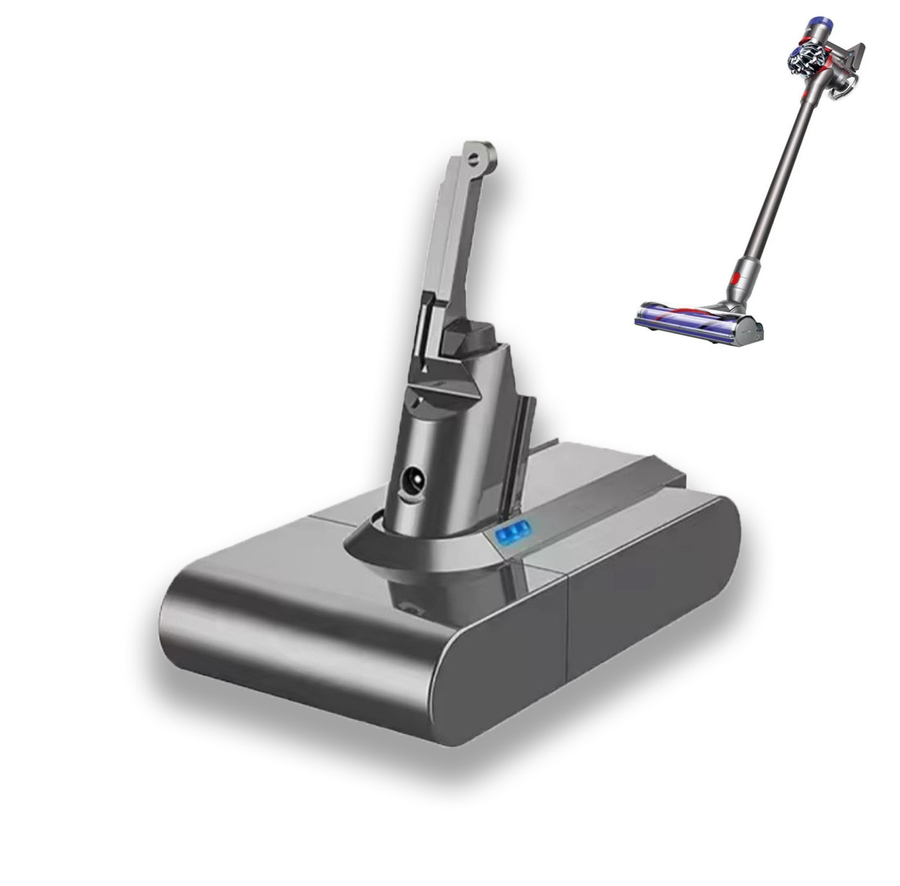 Акумуляторна батарея Dyson-V8 (12800 mAh) для пилососів Dyson V8 (сумісна з Dyson V6), фото 1