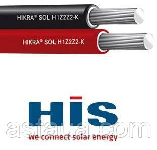 КабельSolar6мм2НімеччинаHISHIKRAH1Z2Z2-Kчервоний/чорний