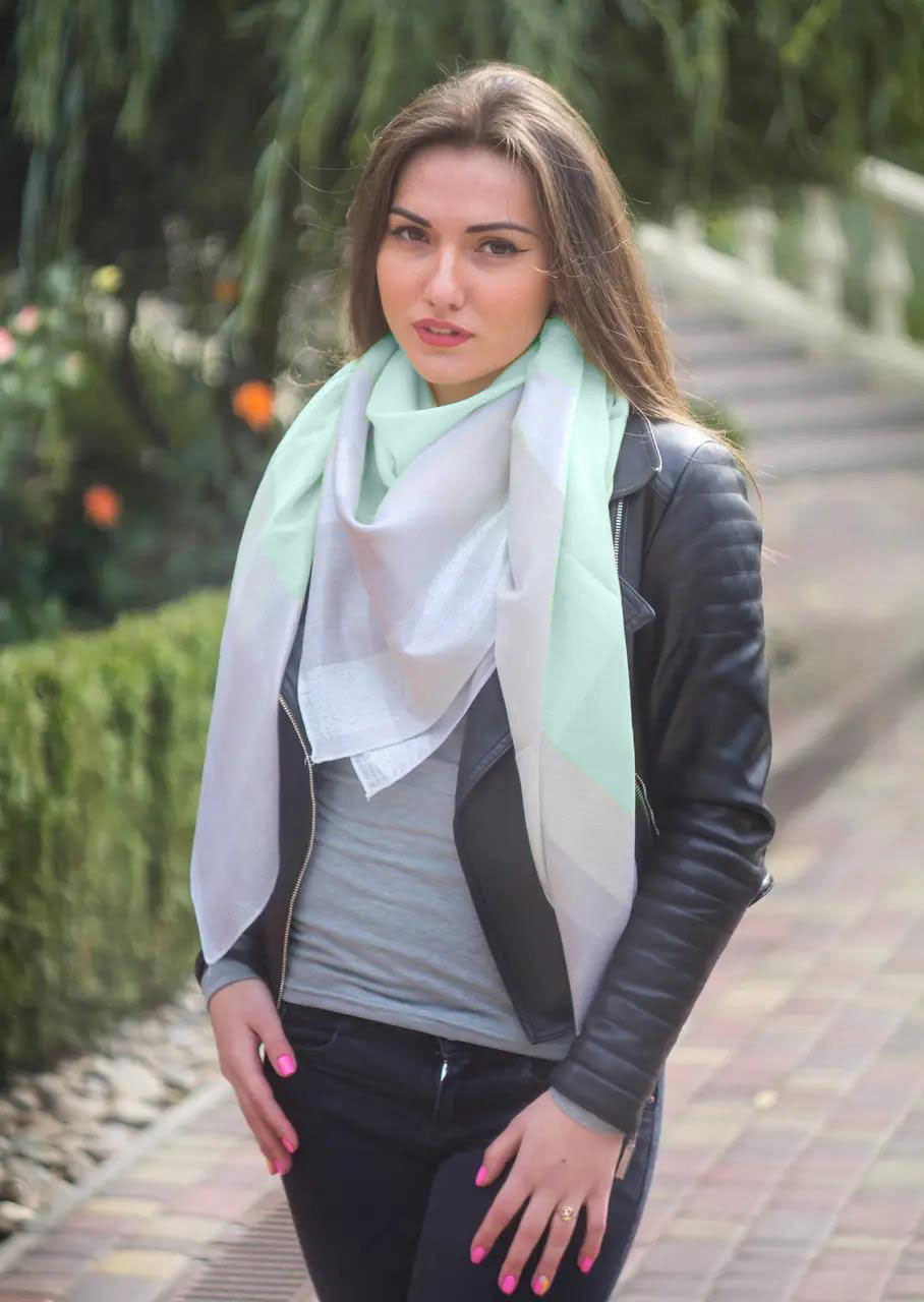 Хустка легка тонка Iнгрід 135*135 см віскоза, фото 1