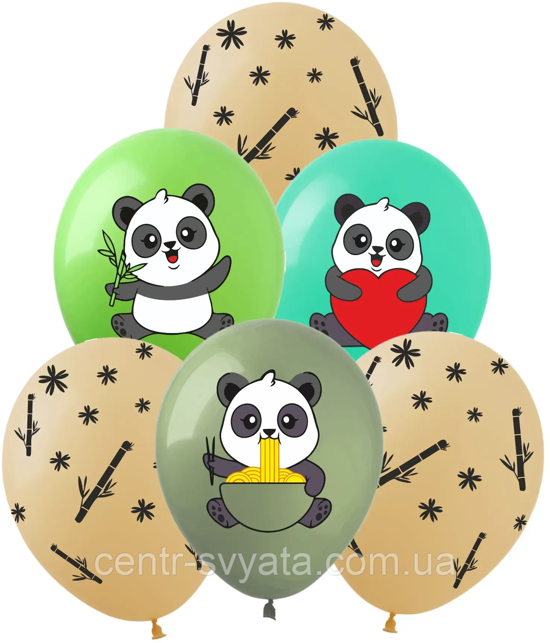 Латексна кулька Show 12"(30 см) Панда