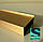 Алюмінієвий рамковий профіль для меблевих фасадів ЗОЛОТО РОЖЕВЕ БРАШ, фото 3