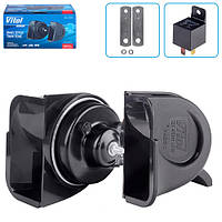 Сигнал електромагнітний "равлик" VITOL, CA-2014, 12В/D=88мм