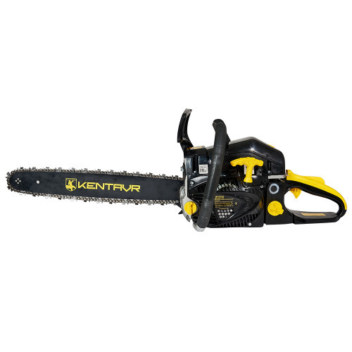 Бензопила ланцюгова для спилювання дерев дерев'яний бак 550 мл Кентавр БП-4521ТН, Бензопила з антивібраційною системою, фото 1