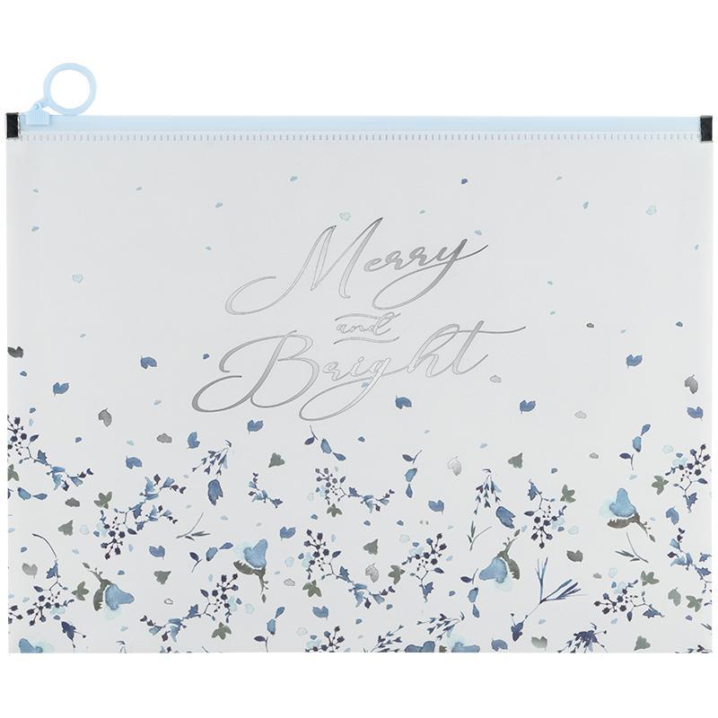 Папка на блискавці zip-lock А4+ Flower Symphony-1, фото 1