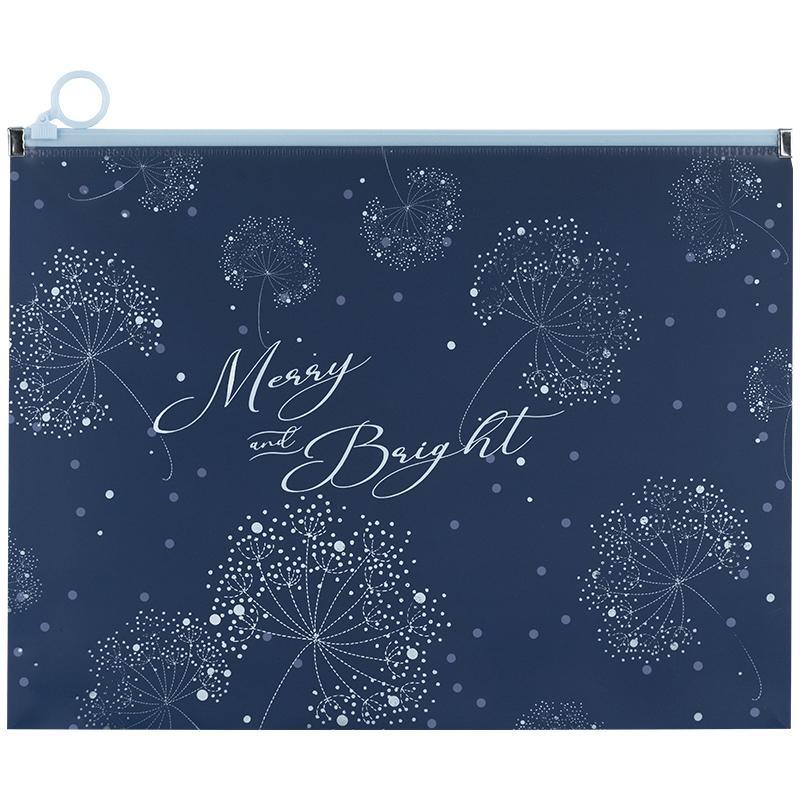 Папка на блискавці zip-lock А4+ Flower Symphony-4, фото 1