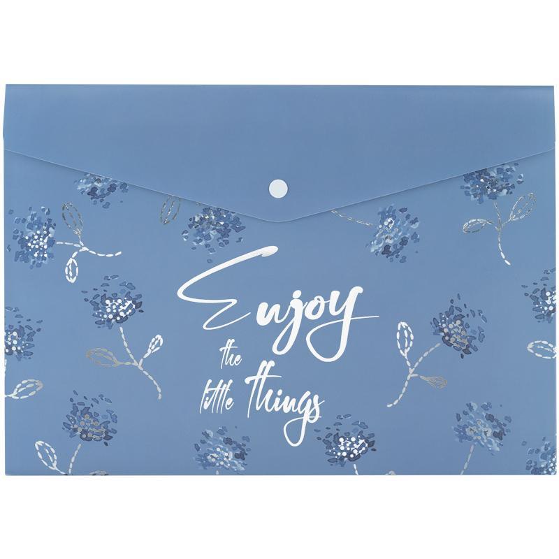 Папка на кнопці А4 Flower Symphony-3, фото 1