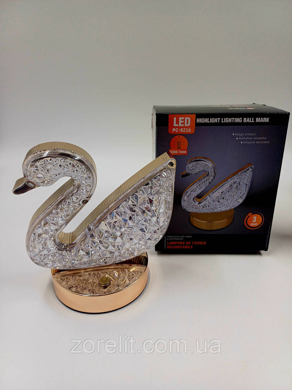 Лампа-нічник LED PC-8216 настільна, фото 1