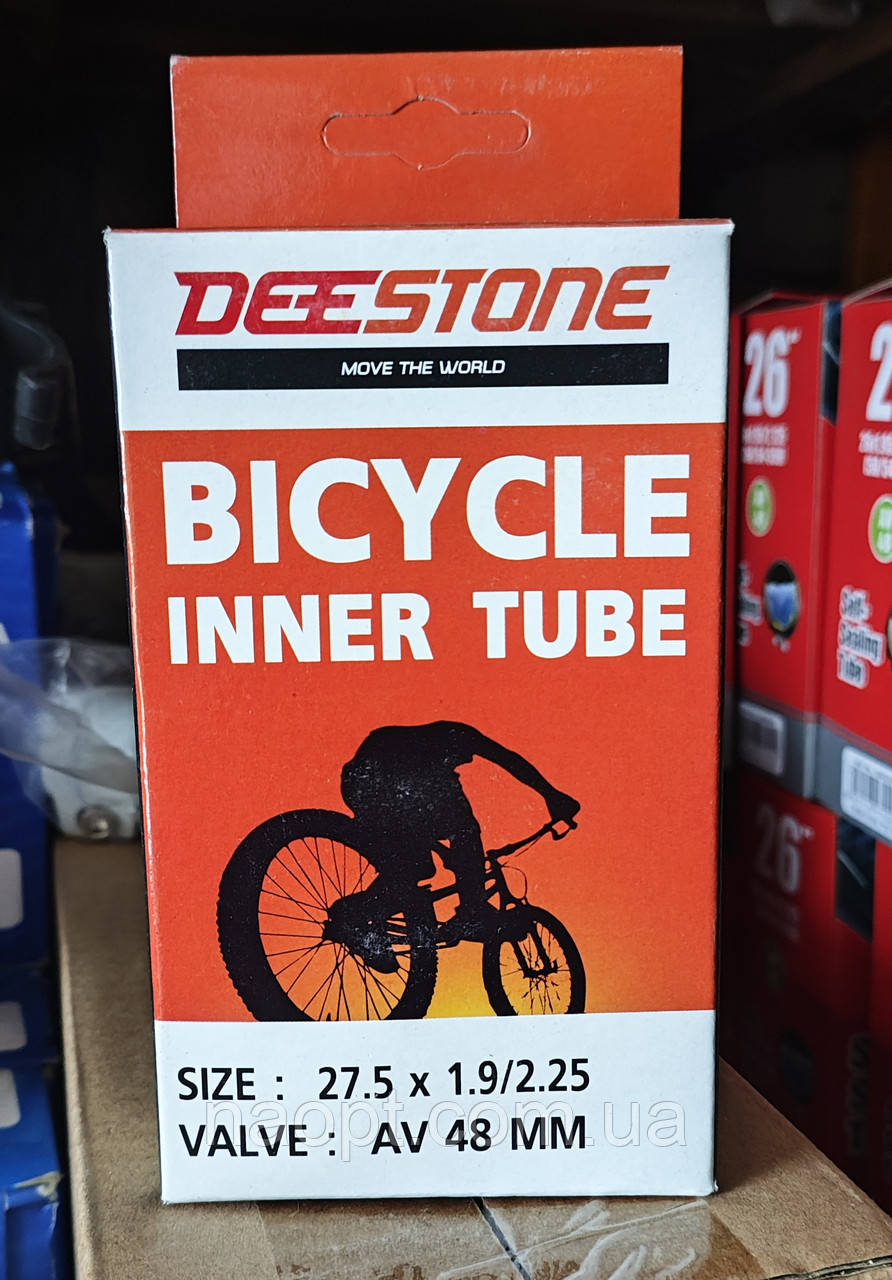 27.5 х 1.9 2.25 48 мм Велокамера. Камера 27.5. Велокамера 27.5. Камера велосипед. Камера для велосипеда 27.5., фото 1