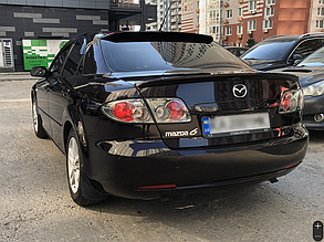 Лип спойлер для Mazda 6 GG Sedan 2002-2007 Сабля спойлер на багажник Мазда 6 седан Спойлер на багажник Мазда