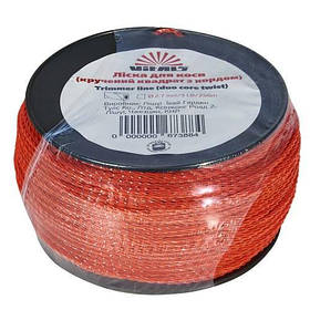 Ліска для тримерів, Волосінь у бухті Vitals (кручений квадрат з кордом) 2.7мм *3LB (256 м)