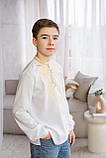 Біла дитяча вишиванка з колосками, арт. 4446, фото 3
