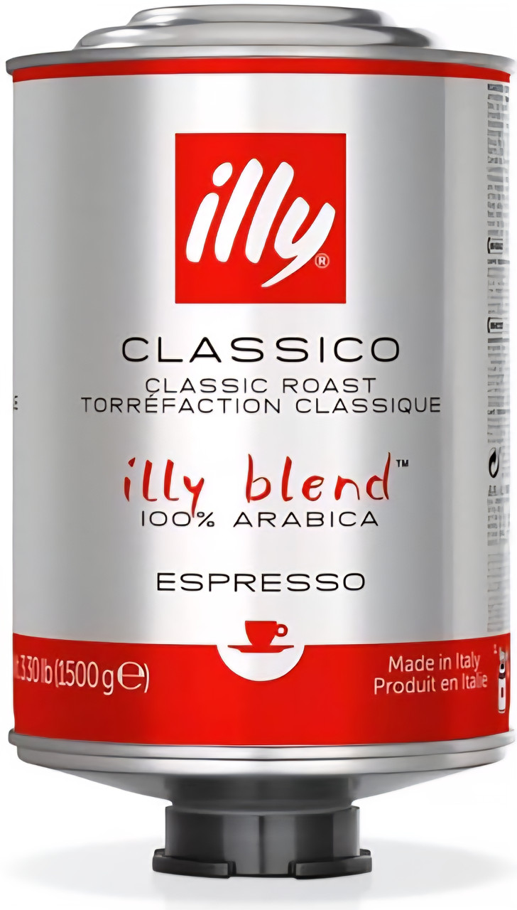 ОРИГІНАЛ! Кава в зернах ILLY Espresso Classico Medium 100% Арабіка ж/б 1500г (illy 1,5kg)