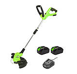 Акумуляторний тример для трави та кущів Білорус КГ 24-21ЛМ Якісний садовий тример (2 АКБ), фото 2