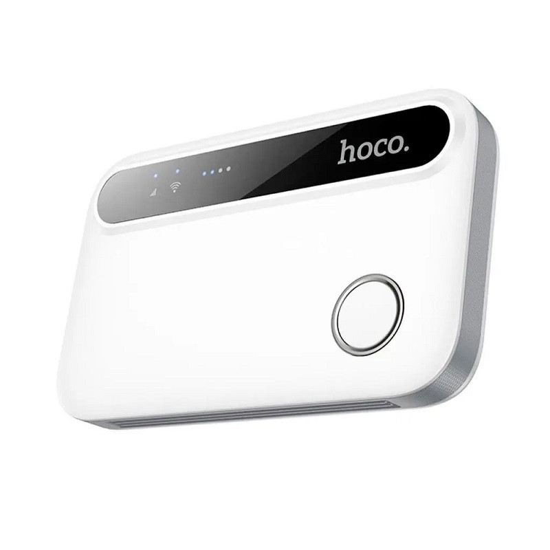 Портативний 4G Wi-Fi 6 модем HOCO HI41 150 Mbps 4G LTE Mobile Portable WiFi Білий, фото 1