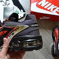 Чоловічі кросівки Skepta Nike Air Max Tailwind 5 Red Bloody Chrome Найк Скепта Аїр Макс червоні шкіра, фото 4