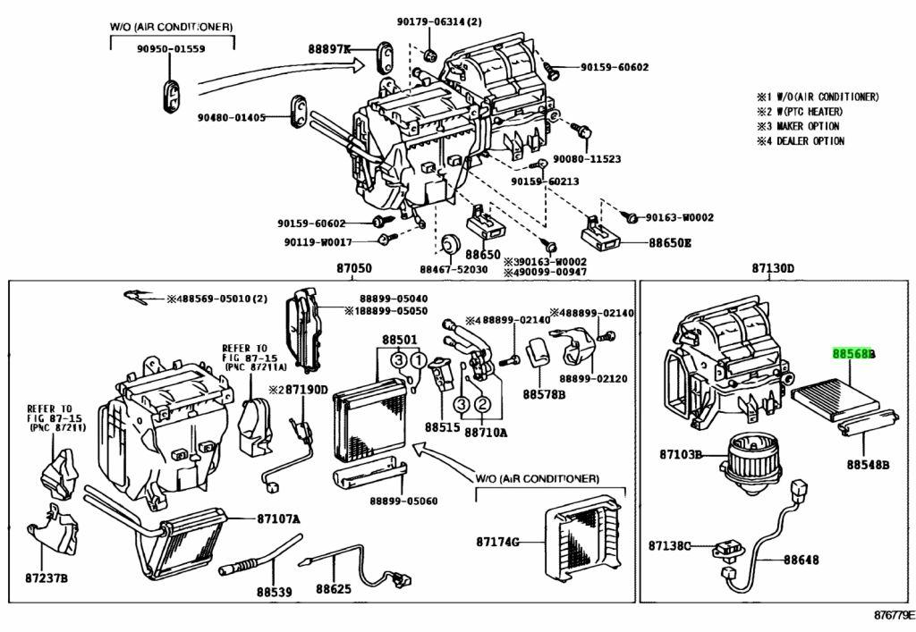 Фільтр салону INTERPARTS IPCA105 Тойота Авенсіс, Королла OEM 88568-02030