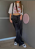 Жіночі літні шовкові базові штани, фото 2
