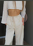 Жіночі літні шовкові базові штани, фото 8