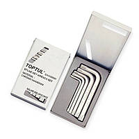 Набір ключів дванадцятипроменевих SPLINE М5, М6, М8, М10, М12мм, 5 шт Toptul