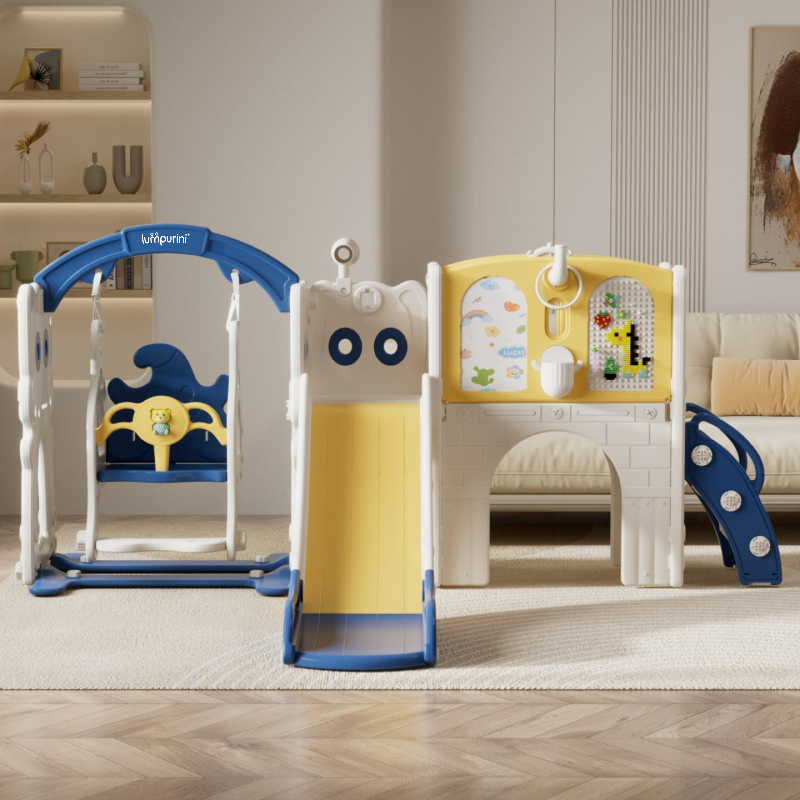 Дитячий ігровий комплекс Lumpurini Kiddiplay 8-в-1 для дому та вулиці. Ігровий майданчик для дітей, фото 1