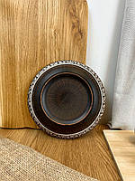 Салатник 0,6 літра керамічний (глиняний) різьблений Ангоб