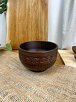 Салатник 0,7 літра керамічний (глиняний) різьблений Декор