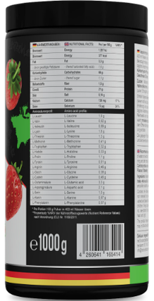 Гейнер для набору маси MST Best Mass Gainer 1кг полуниця, фото 2