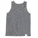 Чоловіча майка тільняшка в'язана морська ВМФ темно-синя полоса Бавовна 100% (ГОСТ 25904-83), фото 4