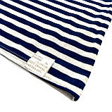 Чоловіча майка тільняшка в'язана морська ВМФ темно-синя полоса Бавовна 100% (ГОСТ 25904-83), фото 5