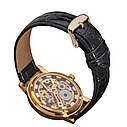 Годинник чоловічий наручний Winner Gold Чорний, фото 4