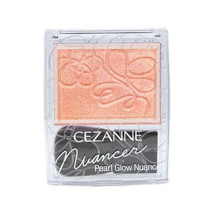 Cezanne Pearl Glow Nuancer Highlighter Пудровий хайлайтер з пензликом, N1 Coral Shower, 2,4 г