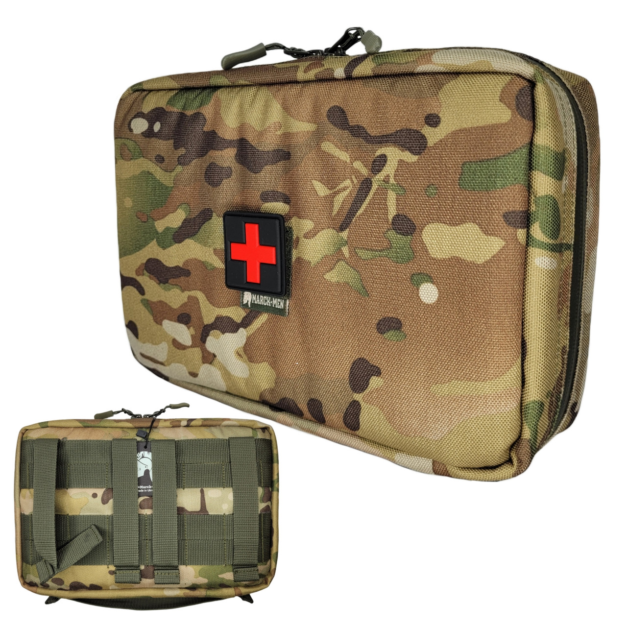 Ампульниця з молле Marck-men х86 ампул, тактична. Ампульниця з кріпленням молле, із захисними стінками. А826, фото 1