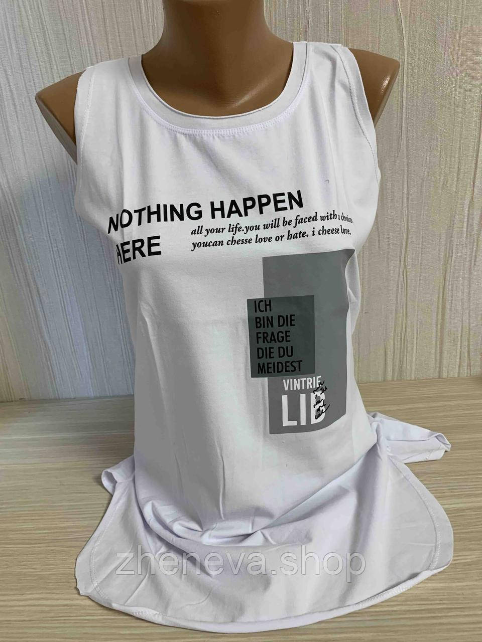 Модна яскрава жіноча футболка- туніка, з принтом, різні кольори,р 46-50, оверсайз, фото 1