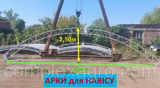 АРКИ для Навісу 10 м,6м,5м - ширина. Автонавіс, Склад. НОВІ від Виробника. Навіс.Склад, фото 1